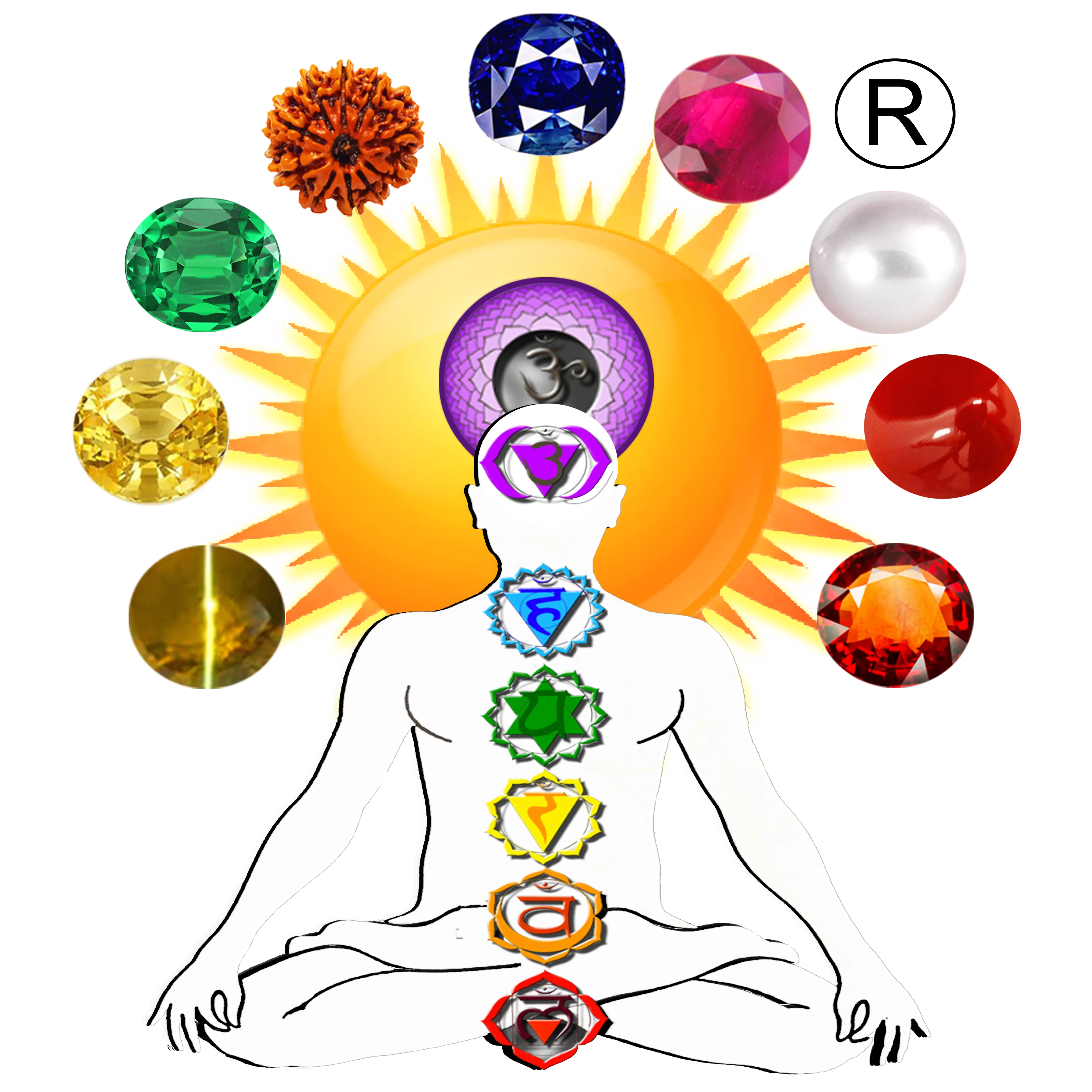 Pure Vedic Gems emblem
